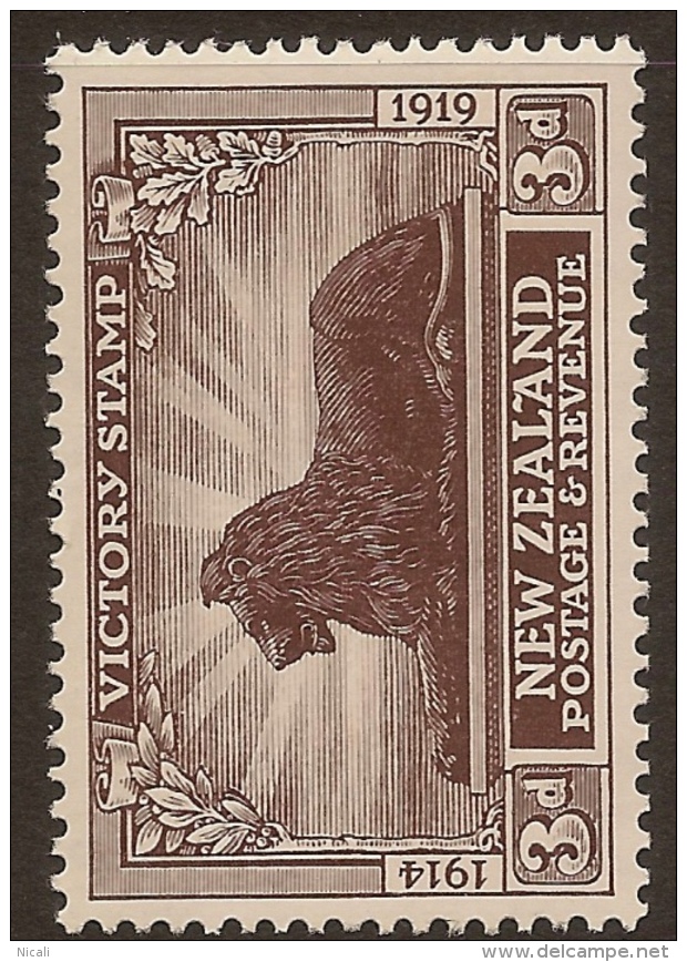 NZ 1920 3d Victory SG 456 HM #UM223 - Ungebraucht