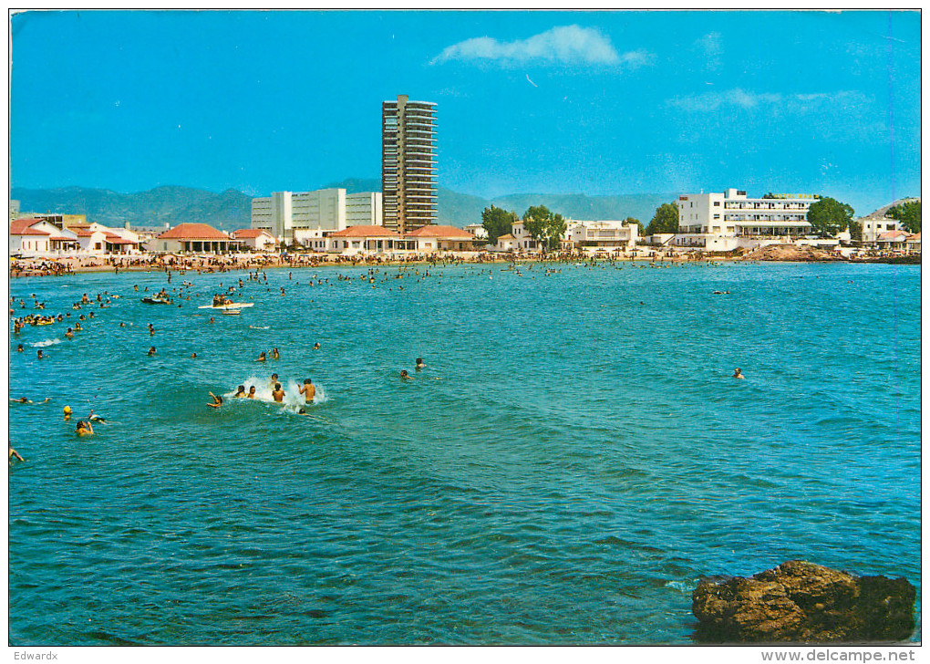 Puerto De Mazarron, Spain Postcard Posted 1985 Stamp - Murcia