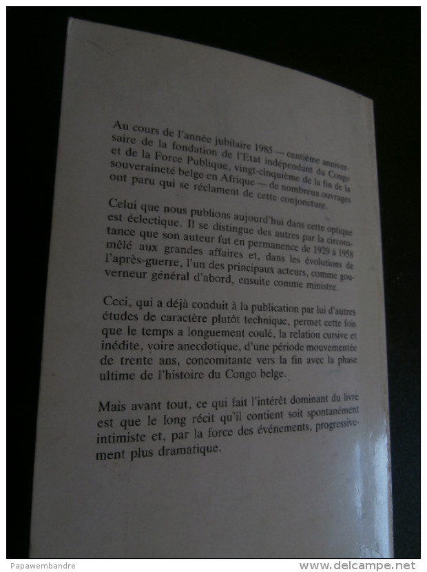 Léon Anthonin Pétillon : Récit : Congo 1929-1958 (édité en 1985)