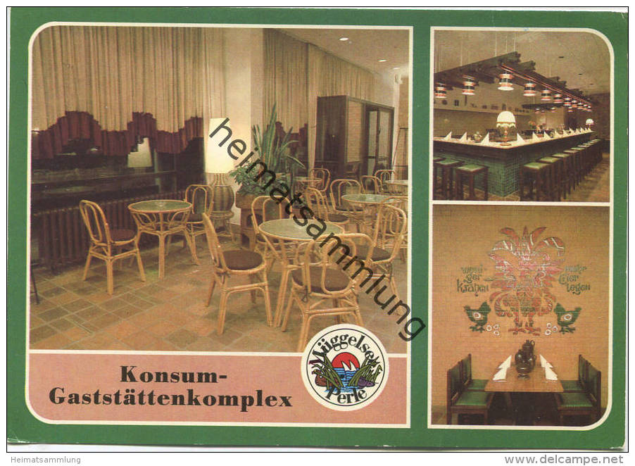 Berlin Friedrichshagen - Konsum-Gaststättenkomplex Müggelssperle - Eiscafé - Grillbar - Verlag Bild Und Heimat Reichenba - Koepenick