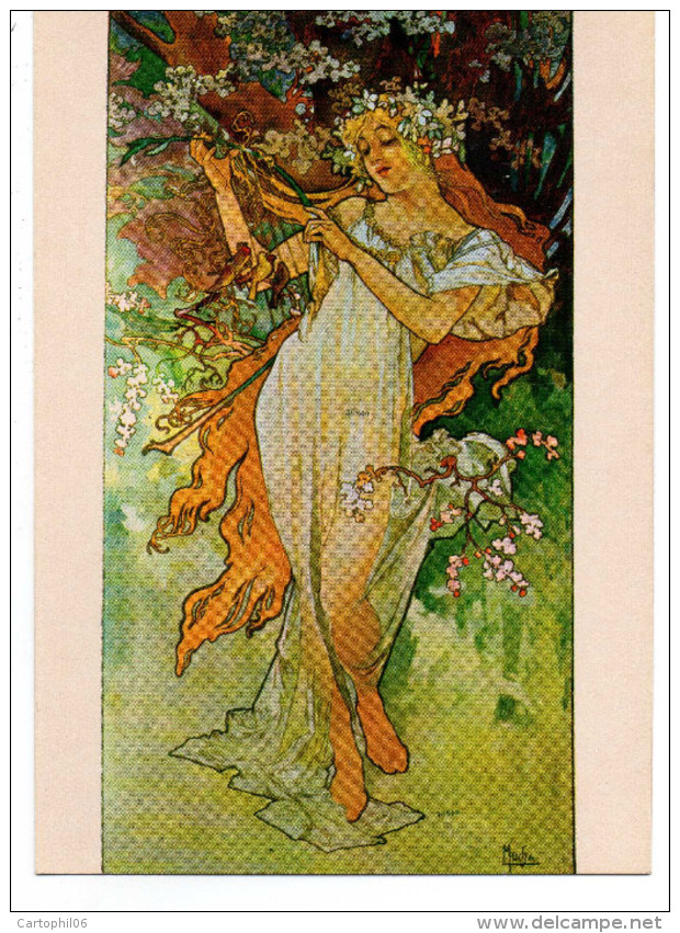 - FRANCE - CPM Vierge Reproduction MUCHA - Editions F. Nugeron M 8 - - Mucha, Alphonse