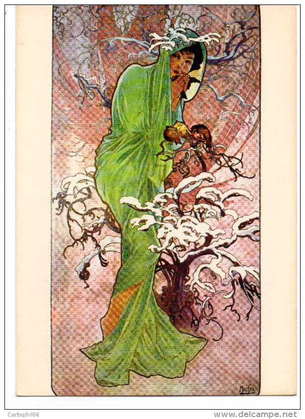 - FRANCE - CPM Vierge Reproduction MUCHA - Editions F. Nugeron M 6 - - Mucha, Alphonse