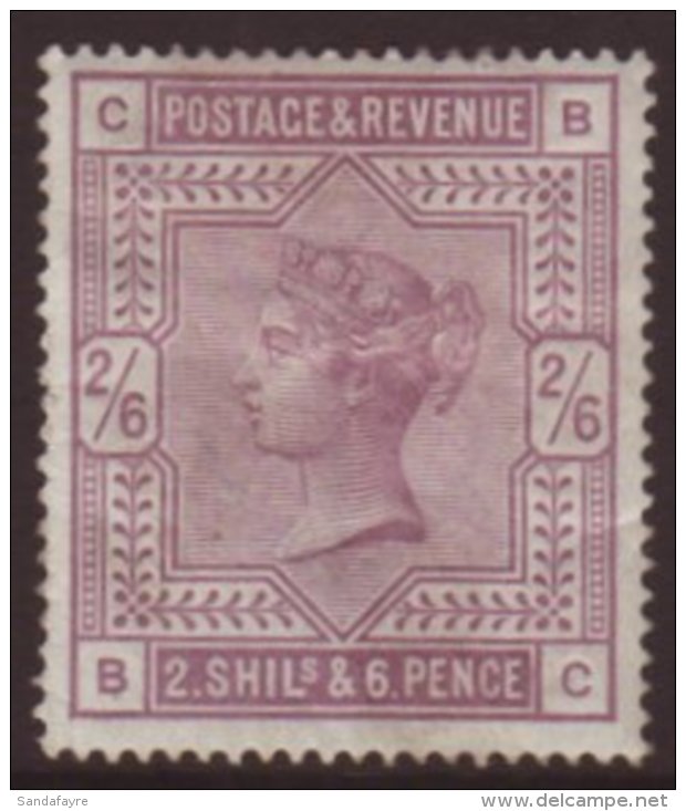 1883-84 2s6d Lilac, SG 178, Mint With Large Part Original Gum, Hinge Remain. For More Images, Please Visit... - Autres & Non Classés