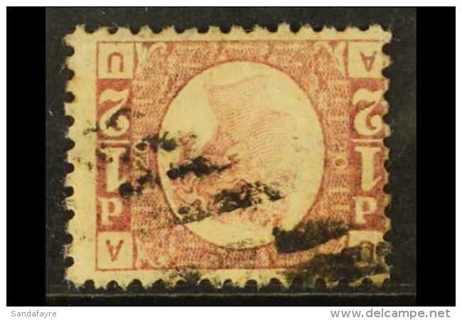 1870 &frac12;d Rose- Red Plate 20 With INVERTED WATERMARK, SG 48wi, Fine Used With Clear Profile. For More Images,... - Andere & Zonder Classificatie