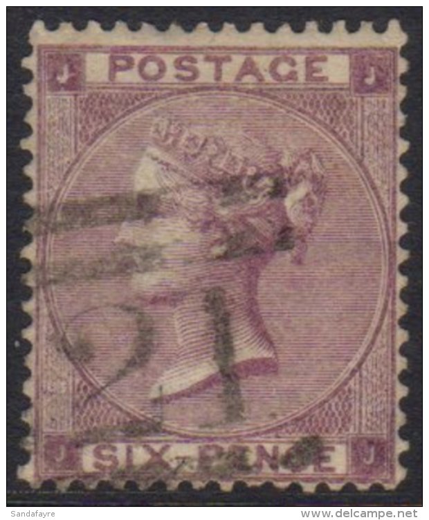 1862-64 6d Lilac (Hair Lines, Plate 4), SG 85, Very Fine Used With Good Centering, Full Perfs, Great Colour &amp;... - Other & Unclassified