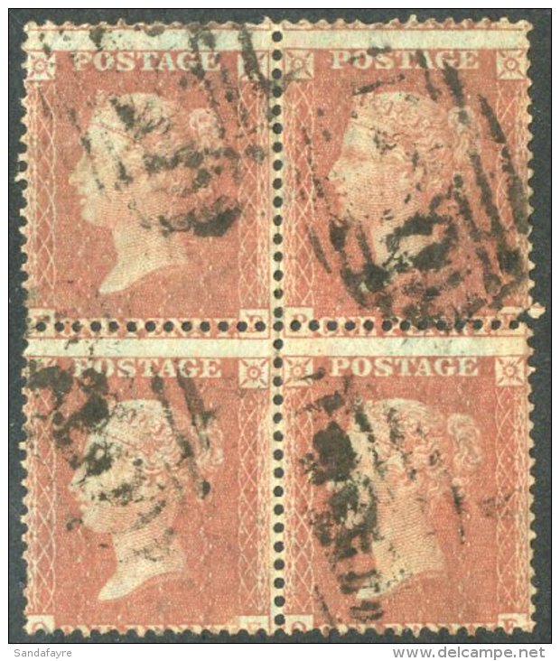 1855 (JUNE) 1d Red-brown, Wmk Large Crown Perf 14, SG Spec C6 (1), A Scarce Good Used BLOCK OF FOUR. For More... - Sonstige & Ohne Zuordnung