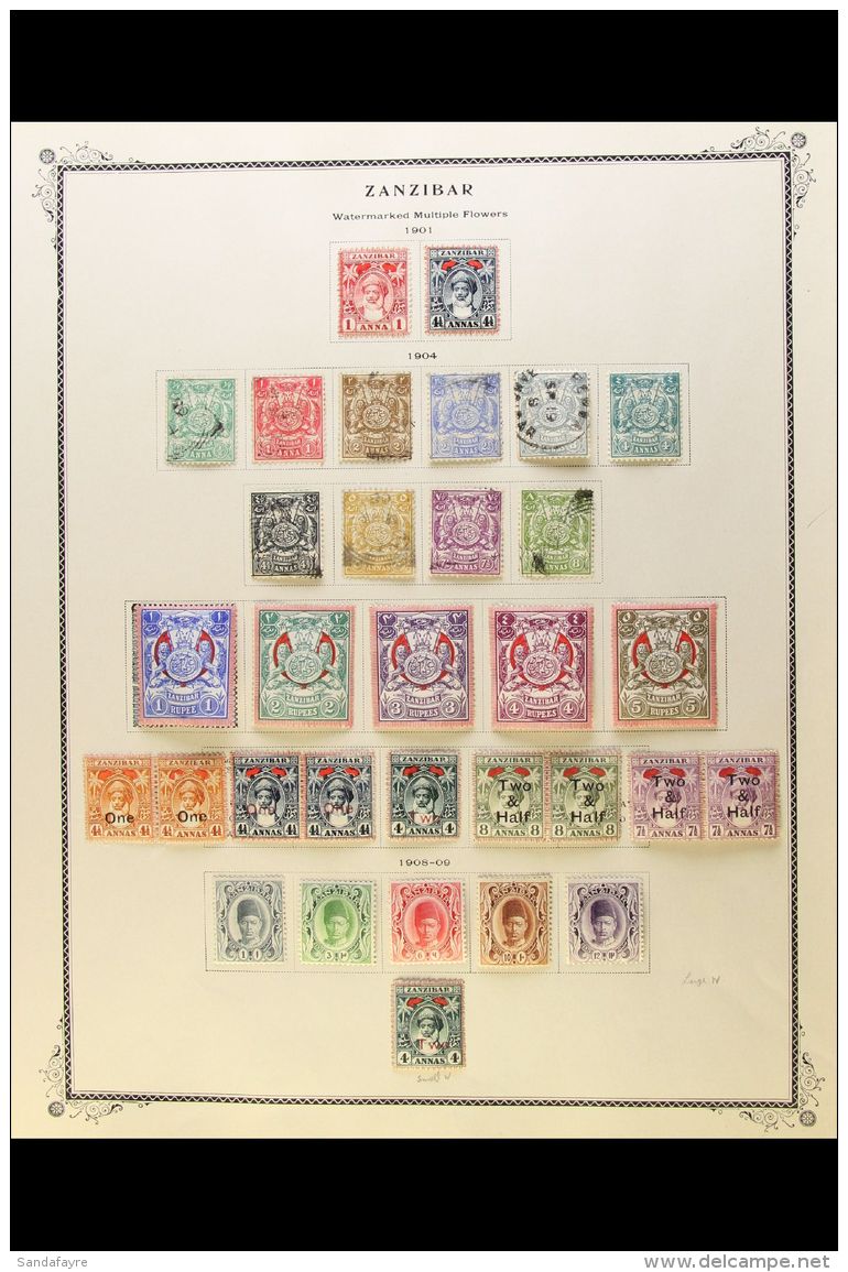 1895 TO 1949 FINE COLLECTION, CAT &pound;2500+ A Collection Of Attractive Mint And Used (chiefly Mint) Stamps... - Zanzibar (...-1963)
