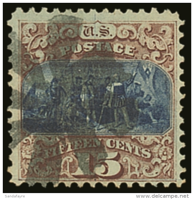 1869 15c Blue &amp; Brown, Type I, Scott 118, SG 120, Good Colour &amp; Centering, Fine To Very Fine Used For More... - Other & Unclassified