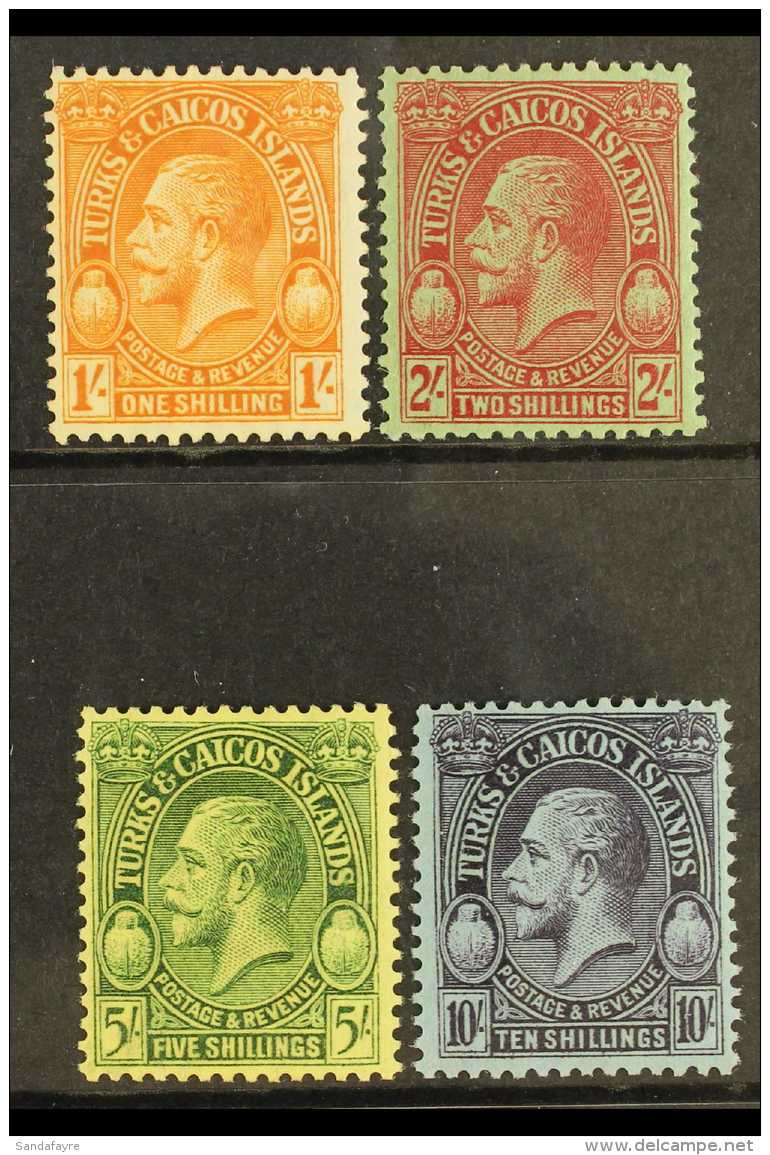 1928 1s To 10s SG 183/86, Fine Mint. (4) For More Images, Please Visit... - Turks & Caicos