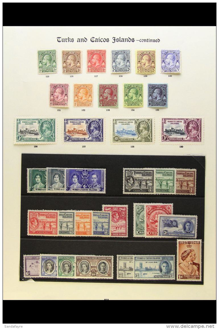 1900-1952 FINE MINT COLLECTION Presented On Imperial Album Pages. Includes 1900-04 Set To 1s, KEVII Definitives To... - Turks And Caicos