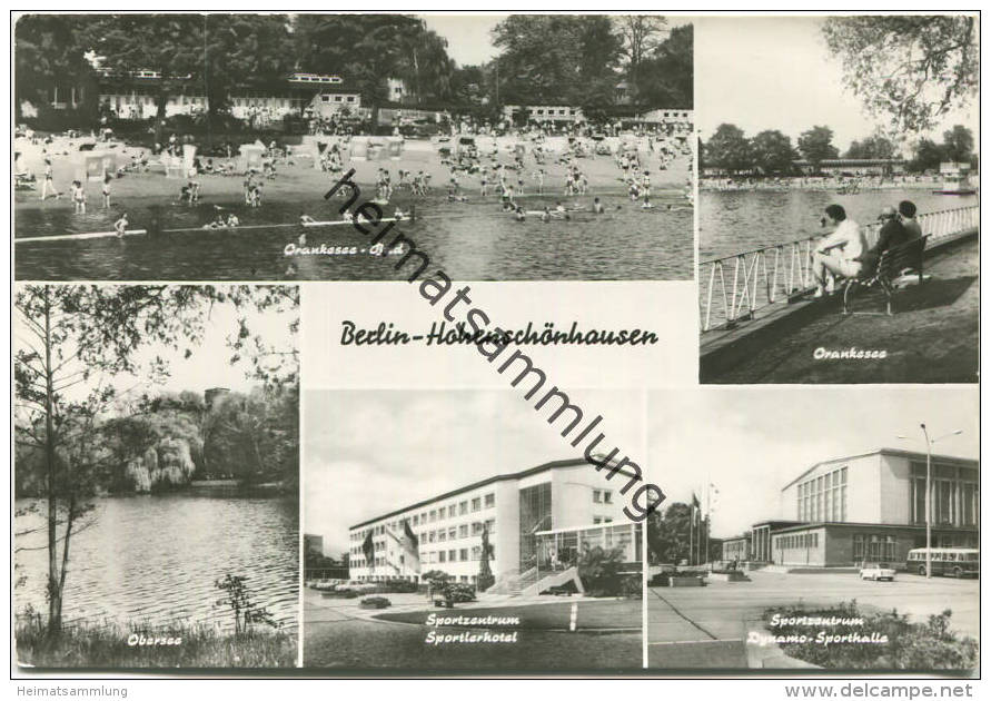 Berlin - Hohenschönhausen - Dynamo-Sporthalle - Sportzentrum - Orankesee - Foto-AK Grossformat - Planet-Verlag Berlin - - Hohenschönhausen