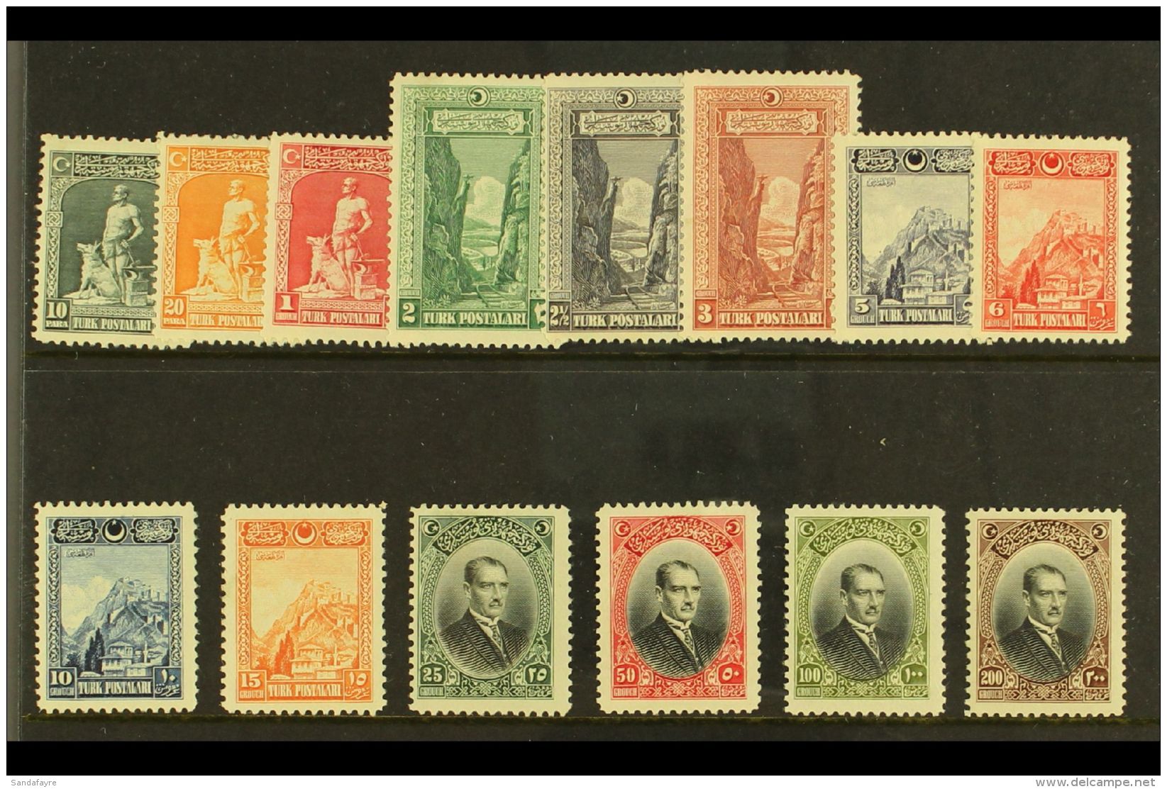 1926 Definitives Complete Set (Mi 843/56, Scott 634/47, SG 1021/34) Very Fine Mint. (14 Stamps) For More Images,... - Other & Unclassified