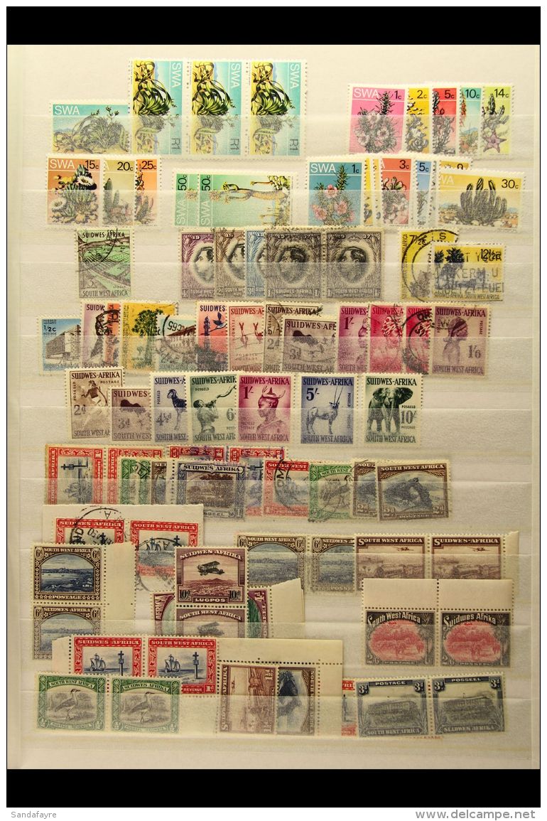 1927-1980s MINT &amp; USED MISCELLANY On Stock Pages, Album Pages &amp; In Glassine Packets. Includes 1931... - Zuidwest-Afrika (1923-1990)