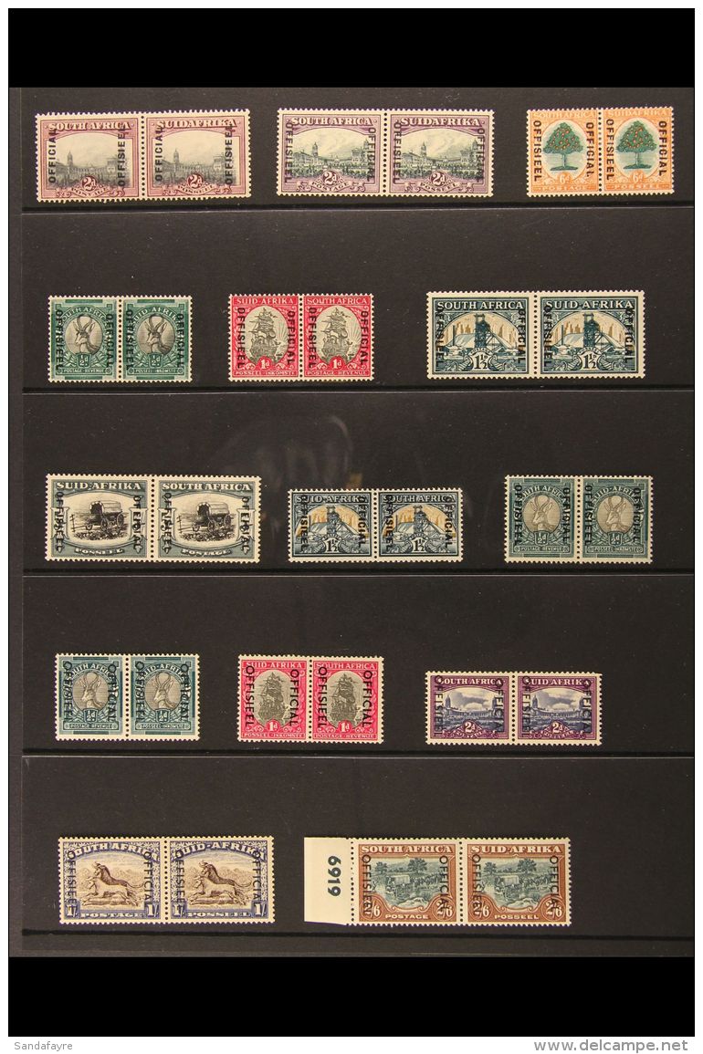 OFFICIALS 1928-1954 All Different Very Fine Mint (some Pairs Never Hinged). Includes 1935-49 &frac12;d (SG O20),... - Ohne Zuordnung