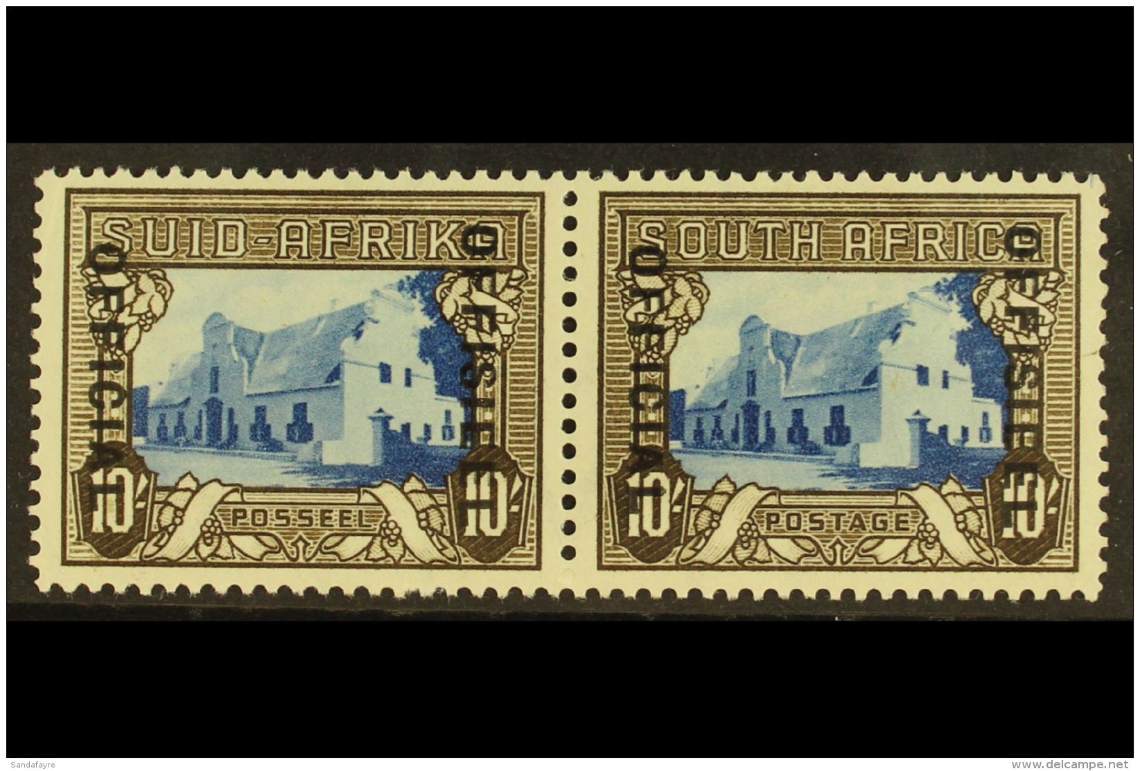 OFFICIALS 10s Blue &amp; Sepia, SG O29, Very Fine Mint For More Images, Please Visit... - Ohne Zuordnung