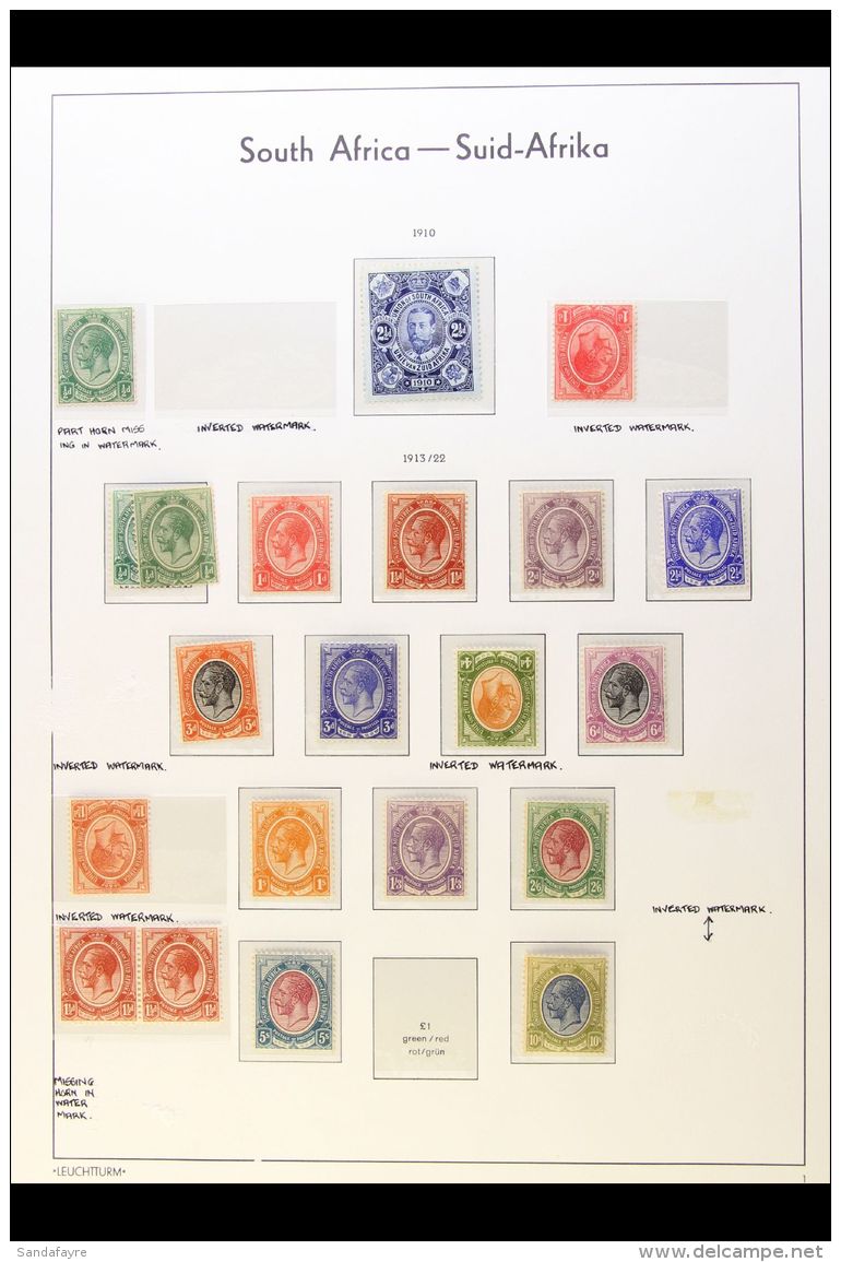 1913-24 KING'S HEADS MINT COLLECTION Includes All Values To 10s Plus Additional Shades To 5s, Also Coils Set,... - Non Classés