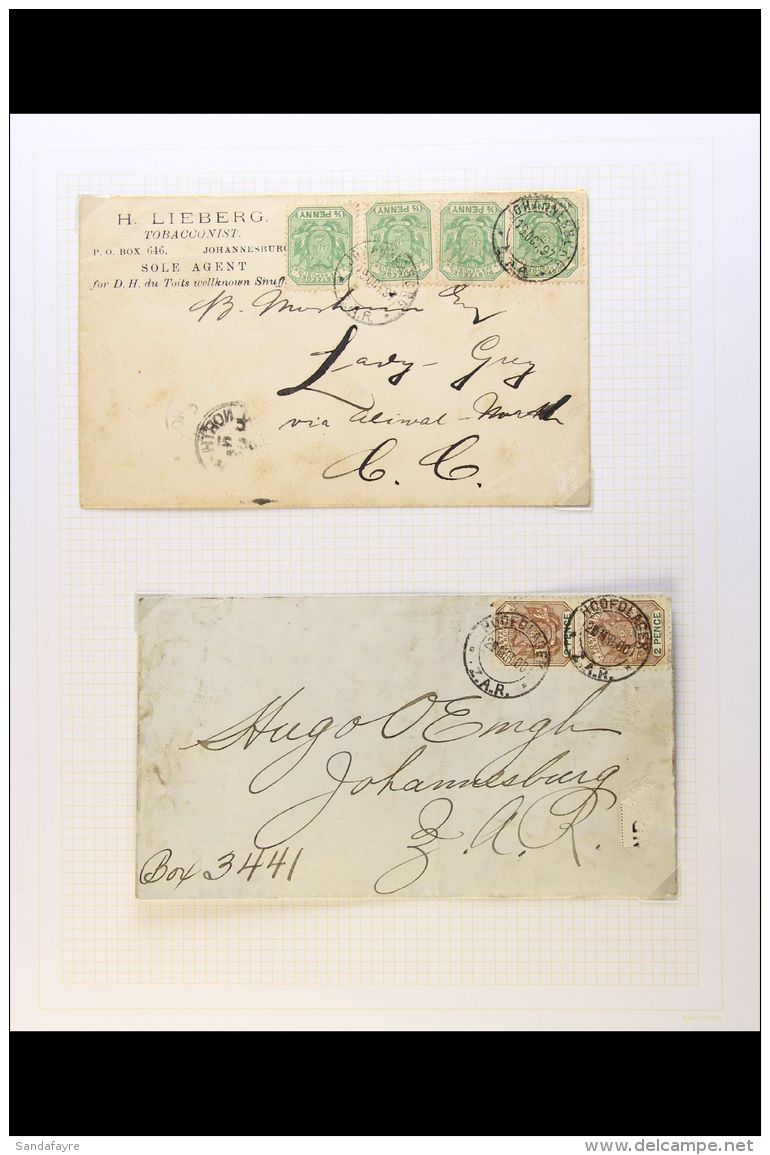 TRANSVAAL 1890's/1900's Collection Of Covers And Cards, Mixed Condition. (13 Items) For More Images, Please Visit... - Ohne Zuordnung