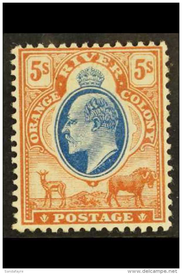 ORANGE RIVER COLONY 1903 5s Blue &amp; Brown, SG 147, Very Fine Mint For More Images, Please Visit... - Ohne Zuordnung