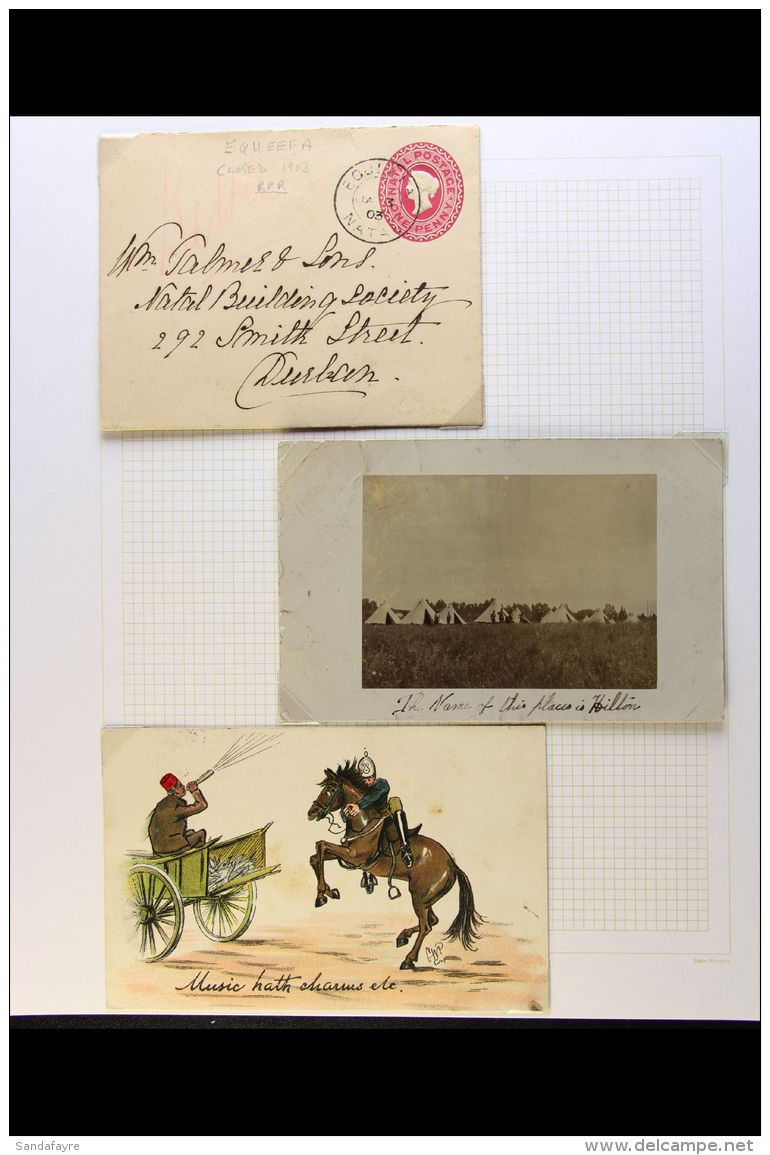 NATAL 1890's/1900's COVERS AND CARDS Collection, Much Of Interest Throughout. Note 1897 Incoming Card From Germany... - Ohne Zuordnung