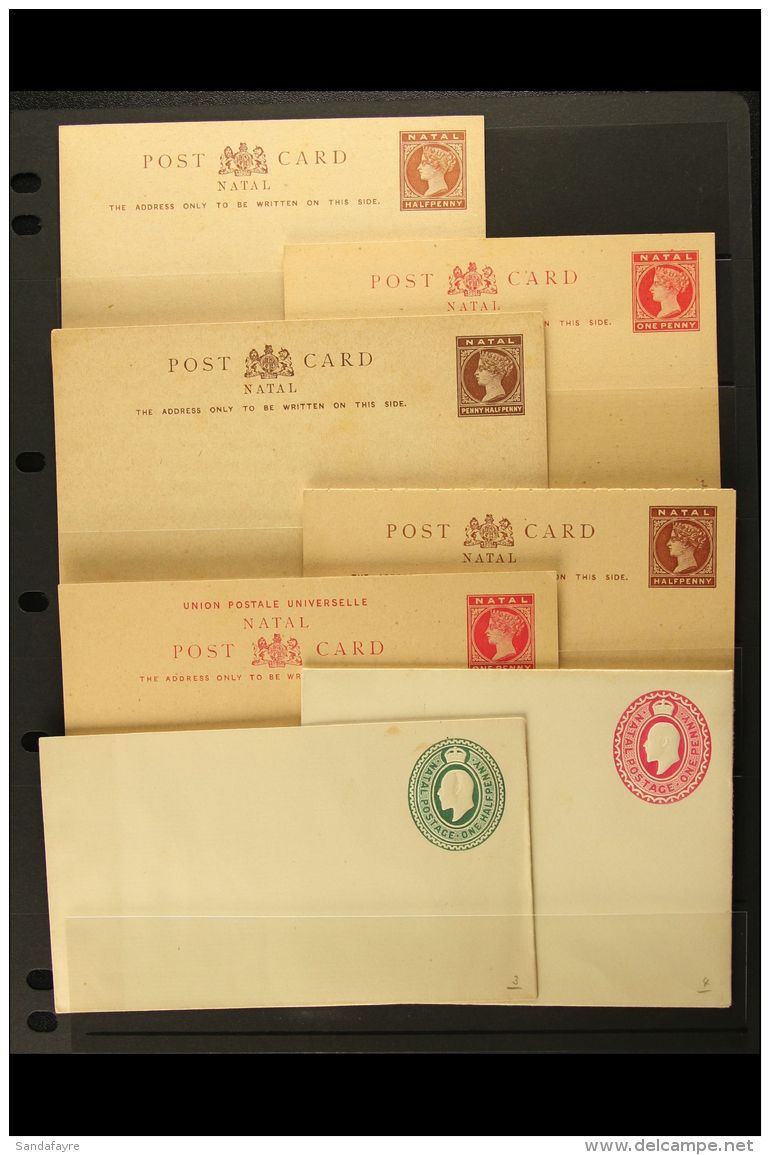 NATAL 1885-1903 POSTAL STATIONERY COLLECTION. An Attractive, All Different, Unused Collection That Includes Postal... - Ohne Zuordnung