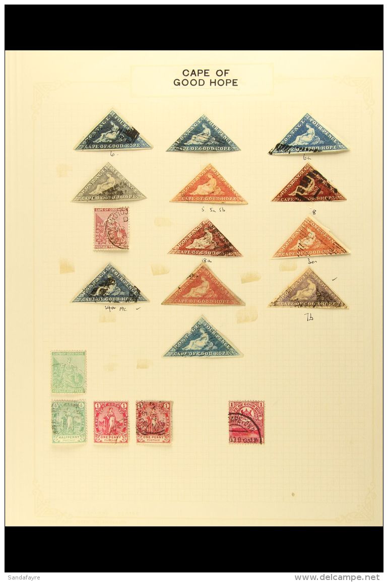 CAPE OF GOOD HOPE 1855-1904 MINT &amp; USED COLLECTION - Begins With A Useful Range Of Triangles Including 1855-63... - Zonder Classificatie