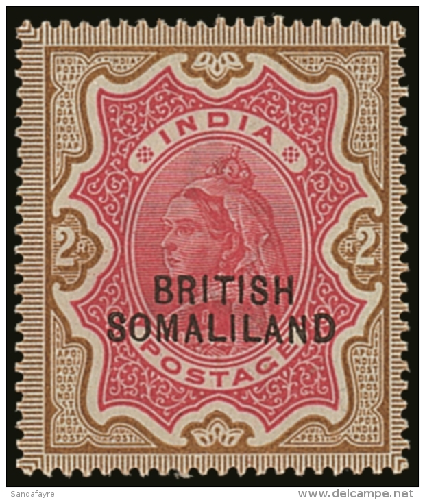 1903 2r Carmine And Yellow- Brown With Opt At Bottom, SG 22, Lightly Hinged Mint. For More Images, Please Visit... - Somaliland (Protectorat ...-1959)