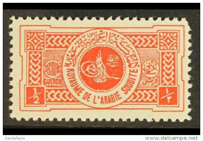 1934 &frac12;g Scarlet, War Charity Tax, SG 48, Very Fine And Fresh Mint. For More Images, Please Visit... - Saudi-Arabien