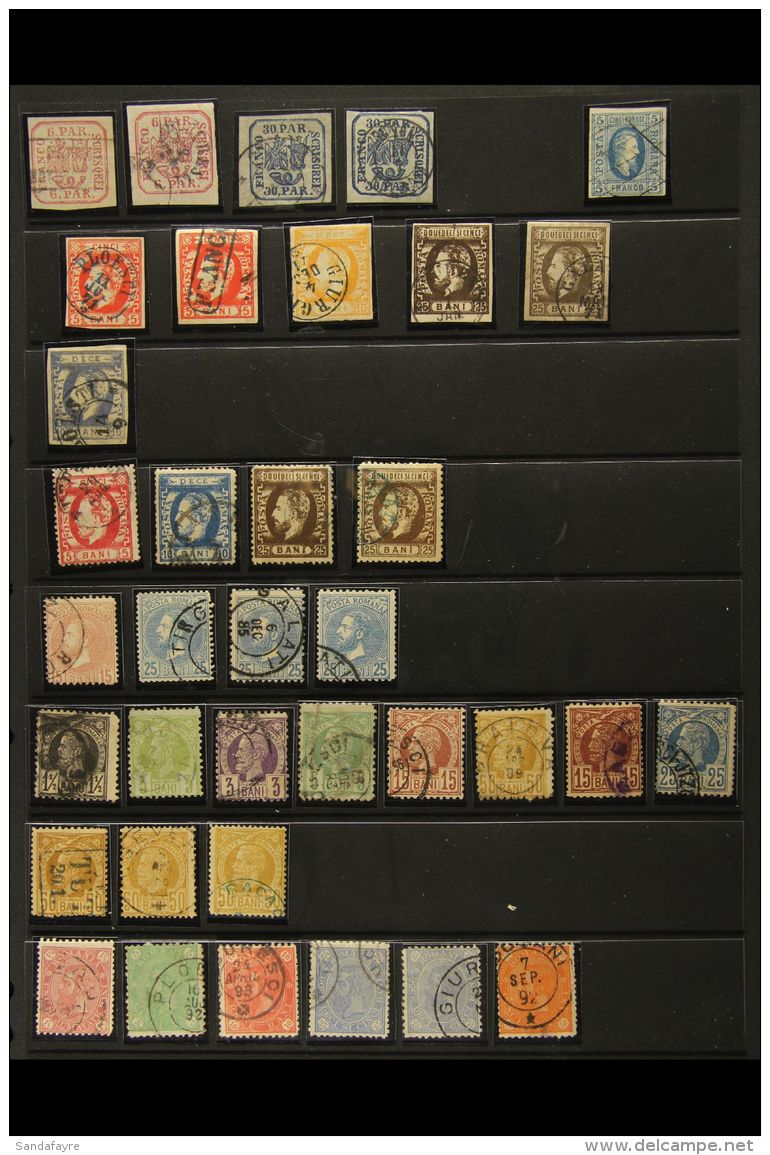 1862-1890 FINE USED COLLECTION On A Stock Page, Inc 1862-64 Machine Printed 6p (x2, Cancelled Per Favour) &amp;... - Autres & Non Classés