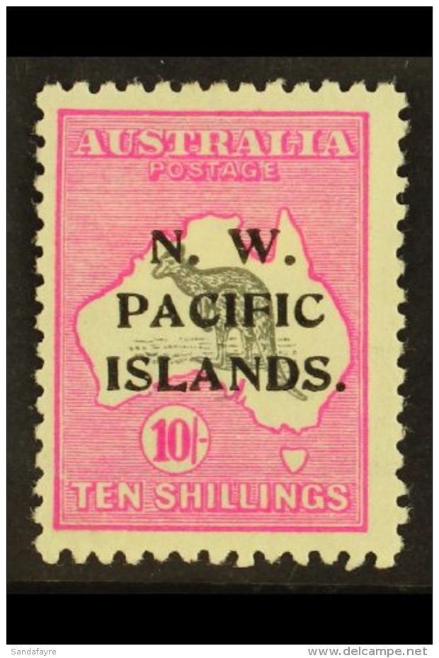 1918 - 22 10s Grey And Bright Pink, Kangaroo, SG 117, Very Fine And Fresh Mint. For More Images, Please Visit... - Papua New Guinea