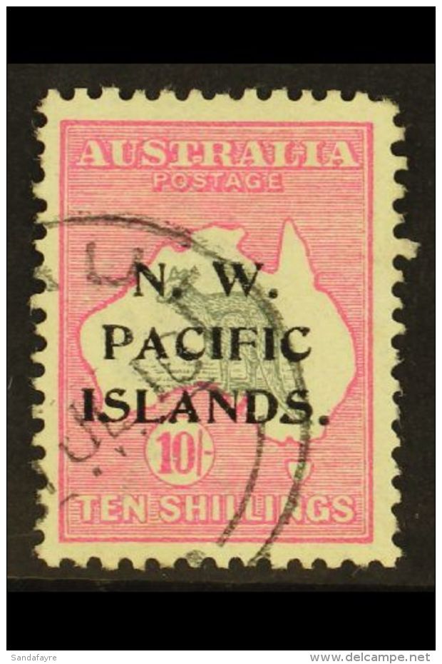 1915 - 16 10s Grey And Pink, Kangaroo, SG 84, Very Fine And Fresh Used. For More Images, Please Visit... - Papua-Neuguinea