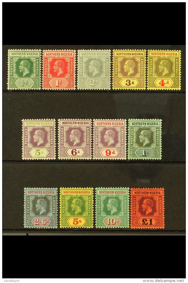 1912 KGV Complete Definitive Set, SG 40/52, Fine Mint (13 Stamps) For More Images, Please Visit... - Nigeria (...-1960)