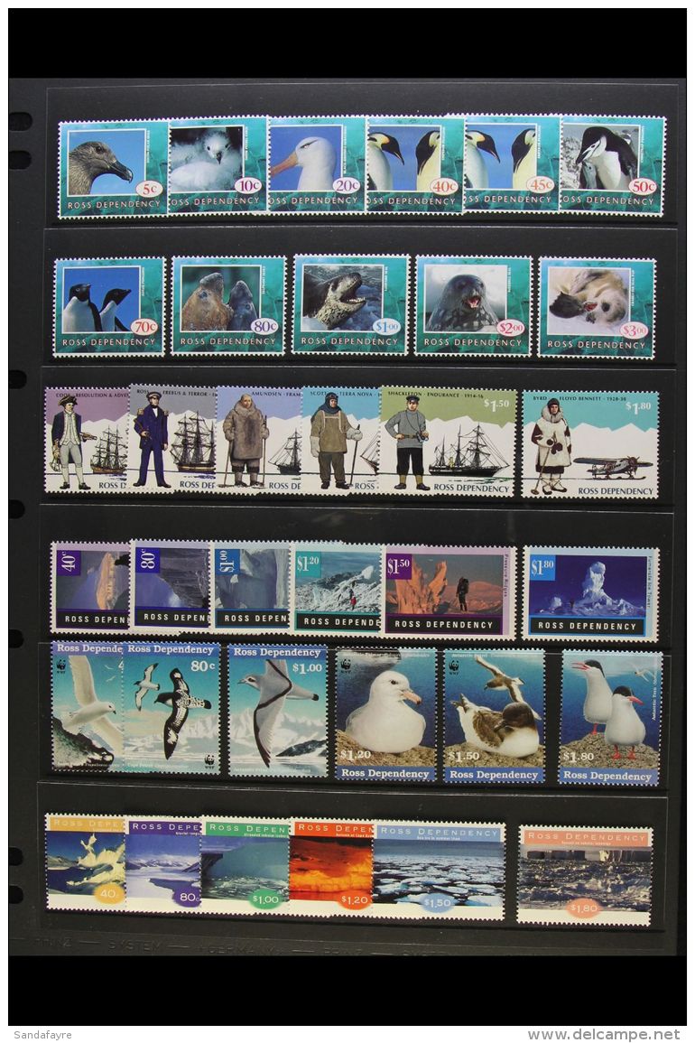 ROSS DEPENDENCY 1994-2001 All Different Never Hinged Mint Collection With 1994-95 Wildlife Set, 1996 Explorers And... - Andere & Zonder Classificatie