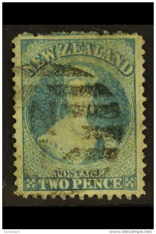 1864-71 2d Pale Blue, Perf 12&frac12;, SG 113, JUMBO Used Example, Well Centred With Four Huge Neat Margins. Rare.... - Other & Unclassified