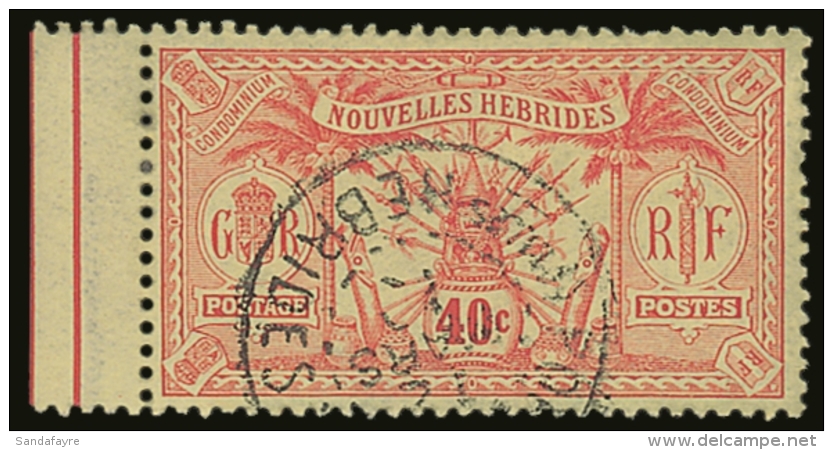 FRENCH: 1913 40c Red On Yellow, No Watermark, SG.F27, Very Fine Used. For More Images, Please Visit... - Andere & Zonder Classificatie