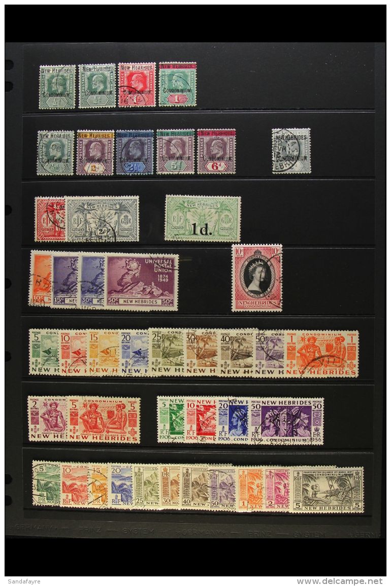 ENGLISH 1908-1970 ALL DIFFERENT FINE USED Collection Presented In Date Order On A Set Of Stock Pages, A Good Range... - Autres & Non Classés