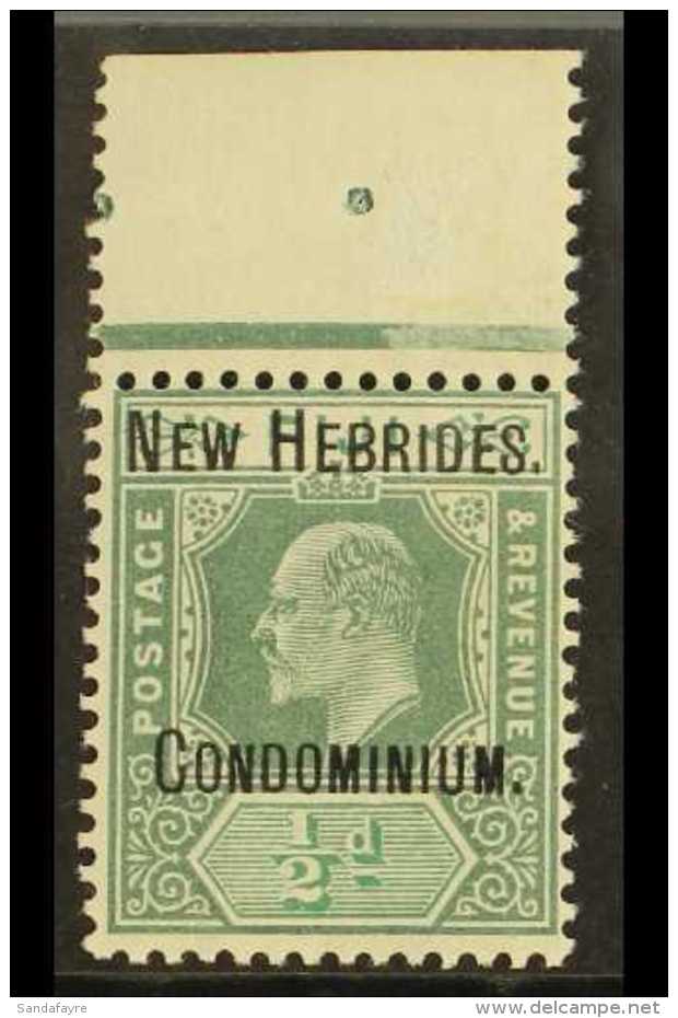 1908 &frac12;d Green &amp; Grey Green, Watermark Crown CA, SG 4, Never Hinged Mint For More Images, Please Visit... - Other & Unclassified