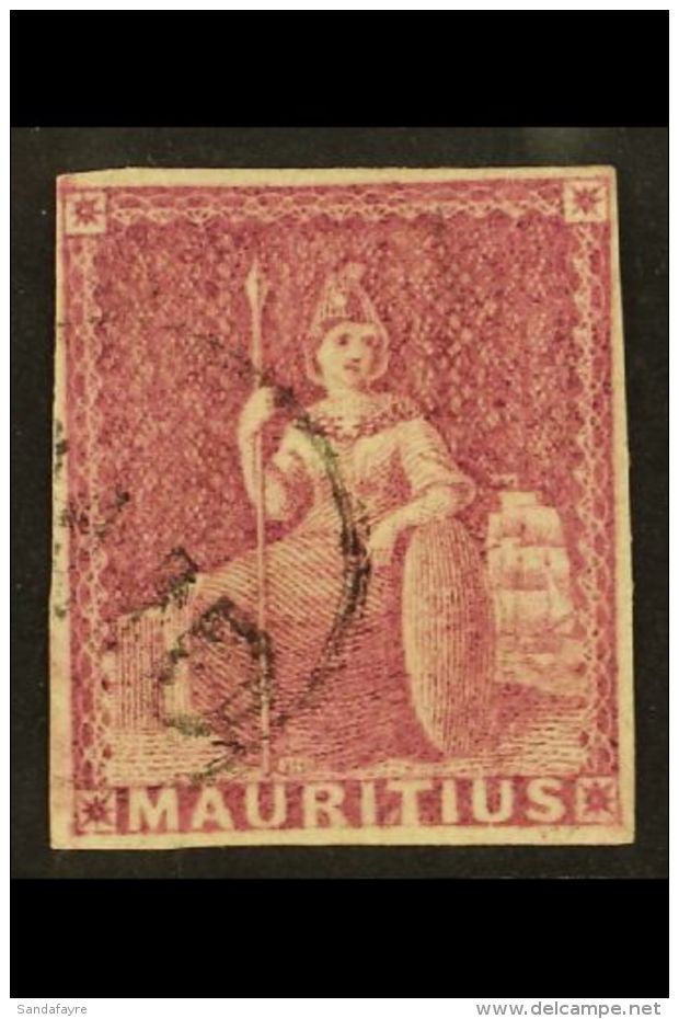 1858 (9d) Dull Magenta Britannia, SG 29, Fine Used With Just Clear To Good Margins All Round, Bright Colour And... - Mauritius (...-1967)