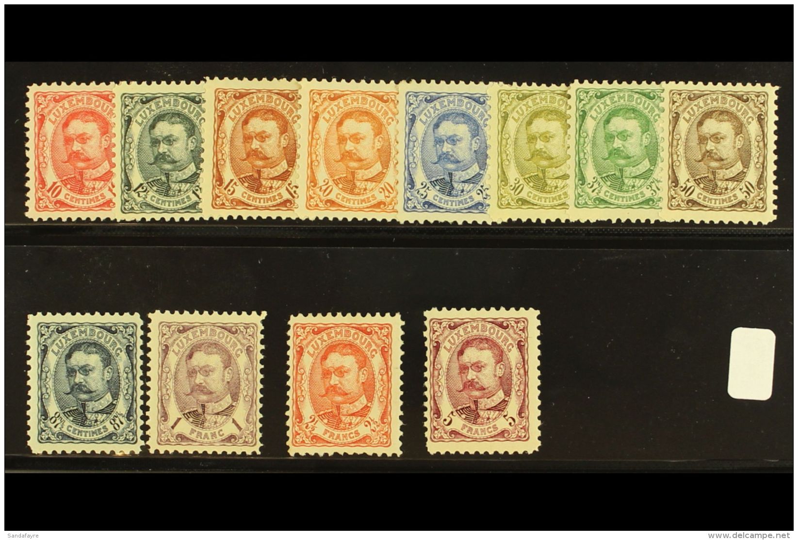 1906 Definitives Complete Set, Yv 74/85, Very Fine Mint, All But The 10c, 37&frac12;c &amp; 87&frac12;c Are Never... - Autres & Non Classés