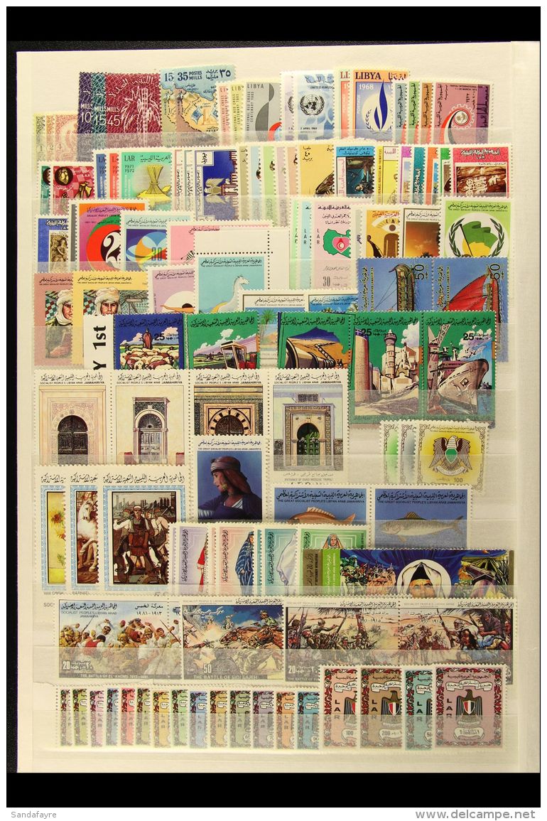 1960-92 NEVER HINGED MINT COLLECTION Good Lot, With Many In Complete Sets, We See 1972 Definitives Set, 1985... - Libië