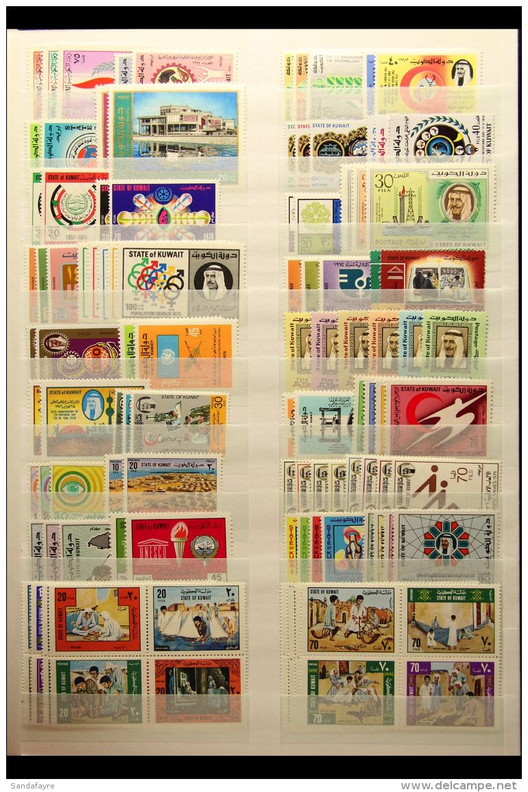 1965-77 COMPLETE NHM SHEIKH SABAH COLLECTION Presented On Stock Pages. A Complete Run From The 1965 Saker Falcon... - Kuwait