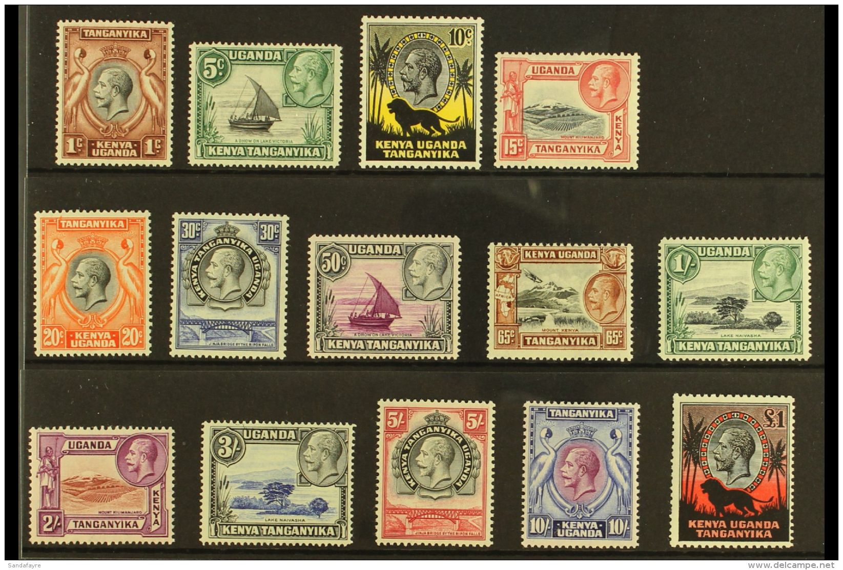 1935-37 KGV Pictorial Set, SG 110/23, Fine Mint, &pound;1 With One Shortish Perf (14 Stamps) For More Images,... - Vide