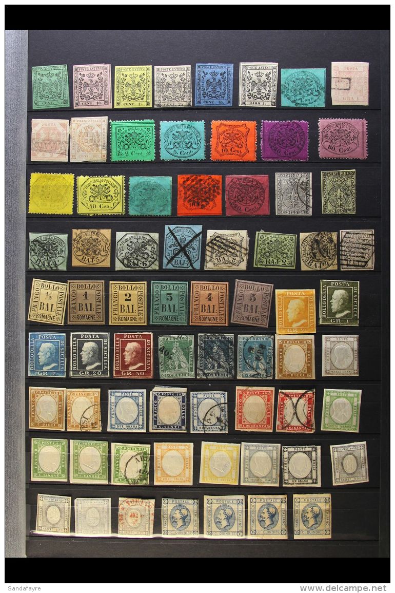 STATES + A FEW 'GOODIES' - AN ESTATE LOT. An Interesting And Attractive Array Of Genuine Stamps, Almost Entirely... - Unclassified