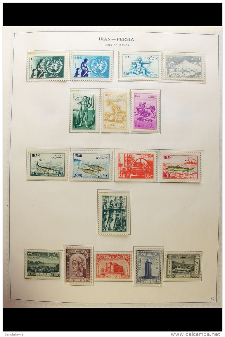 1950-71 WONDERFUL FINE MINT COLLECTION An Attractive All Different Collection In An Album, Mostly Of Complete... - Iran