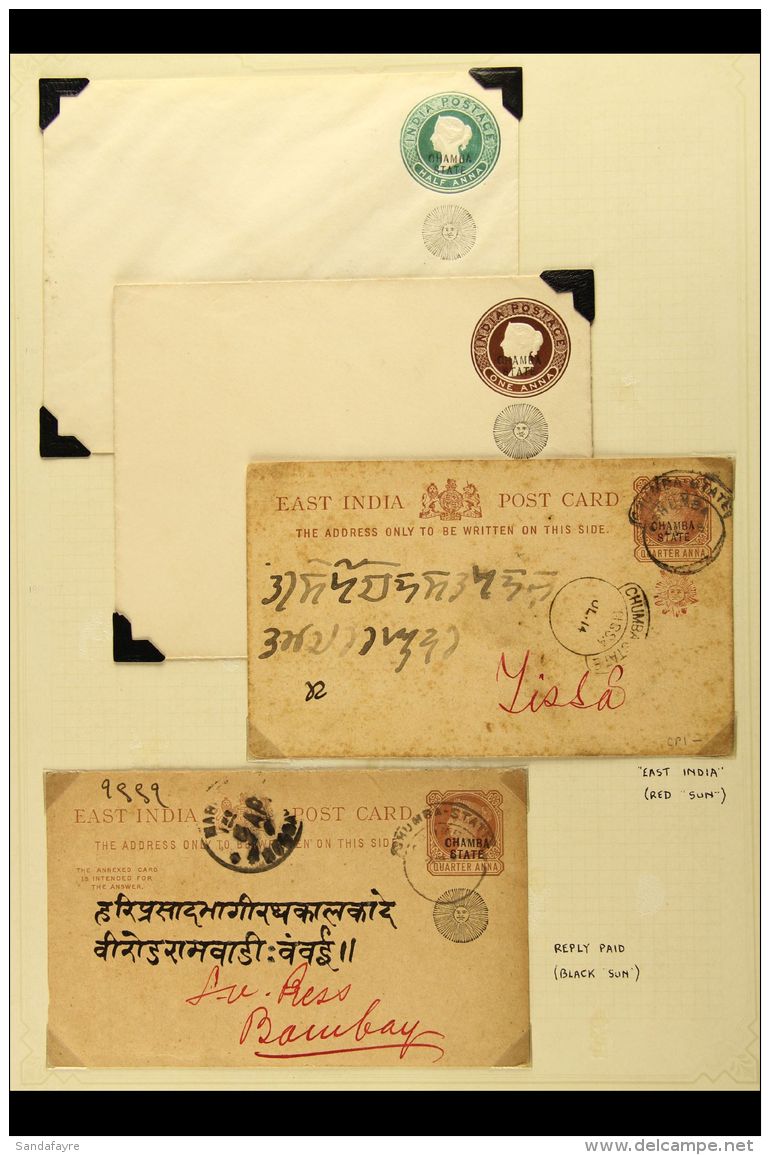 1880s-1952 COLLECTION WITH POSTMARK INTEREST Neatly Presented On Pages. An Interesting, Chiefly Used Range Of... - Sonstige & Ohne Zuordnung