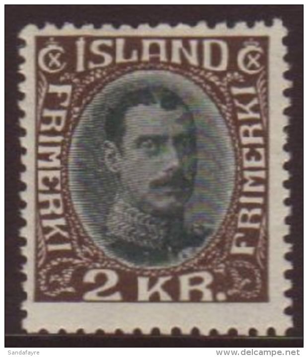 1931-37 2kr Brown And Green King Christian (re-drawn), Mi 166, Fine Mint. For More Images, Please Visit... - Autres & Non Classés