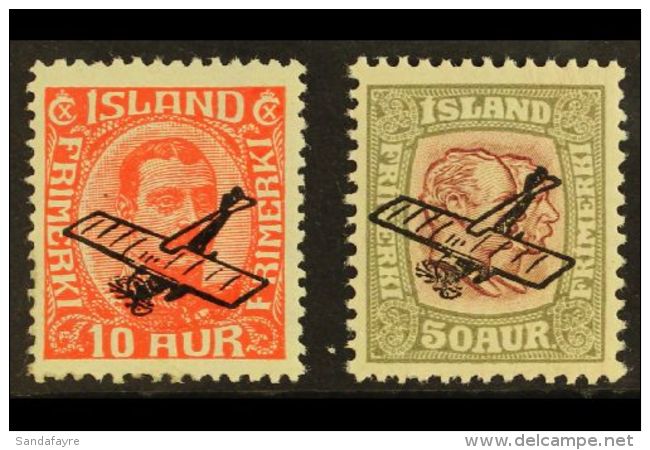 1928-29 Air Aircraft Overprints Complete Set (SG 156/57, Facit 160/61, Michel 122/23), Never Hinged Mint. (2... - Autres & Non Classés