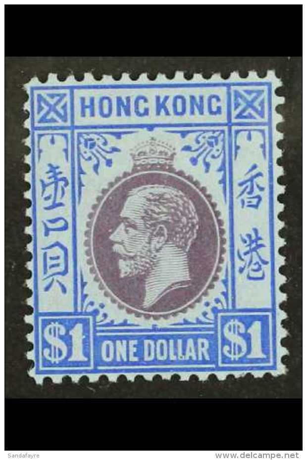 1912 $1 Purple And Blue / Blue, SG 112, Very Fine Lightly Hinged Mint. For More Images, Please Visit... - Other & Unclassified