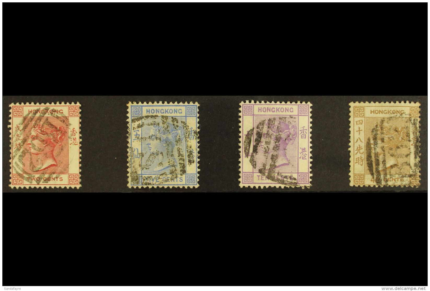 1880 (watermark Crown CC) Definitives Set, SG 28/31, Fine Used. (4 Stamps) For More Images, Please Visit... - Sonstige & Ohne Zuordnung