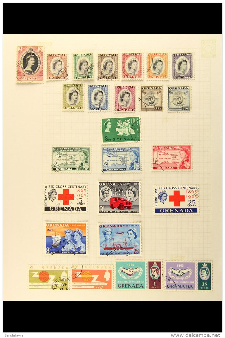 1953-99 FINE USED COLLECTION On Album Pages, We See Many Fine Used Stamps, ALMOST ALL WITH C.D.S. Postmarks,... - Grenade (...-1974)