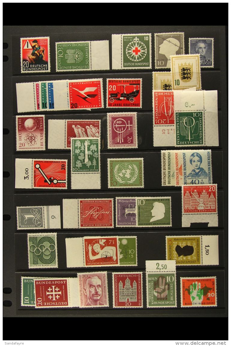 1953-56 NEVER HINGED MINT All Different Selection, Includes 1953 Road Safety, Museum, Red Cross, And Liebig... - Andere & Zonder Classificatie